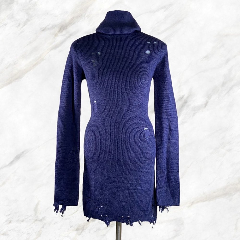 Lovers and Friends Keeney Dress in Navy - Picture 2 of 11